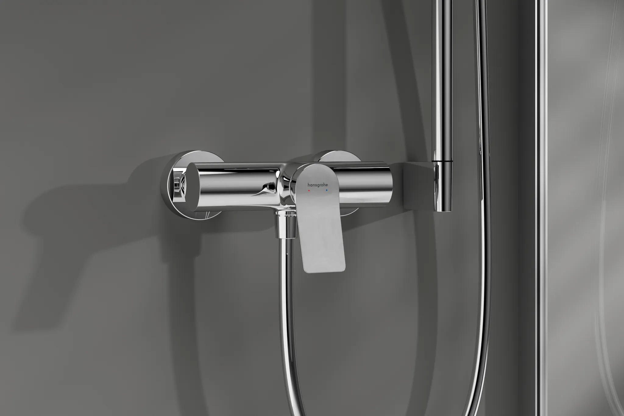 Vivenis Einhebel-Brausemischer Original Aufputz, Chrom
