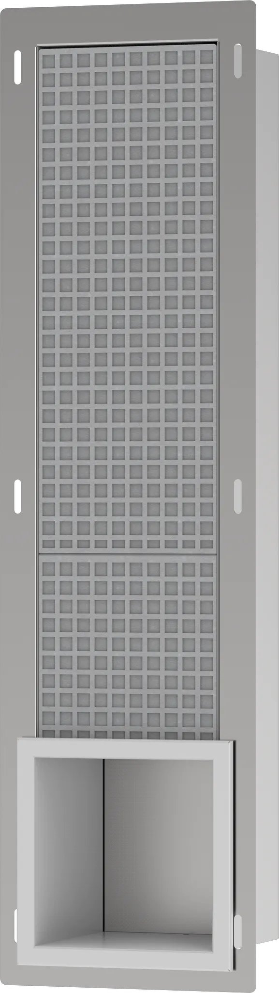 Hansgrohe XtraStoris Original Einbau Toilettenpapierhalter mit Vorratsbehälter, Mattweiß Hansgrohe XtraStoris Original Einbau Toilettenpapierhalter mit Vorratsbehälter, Mattweiß