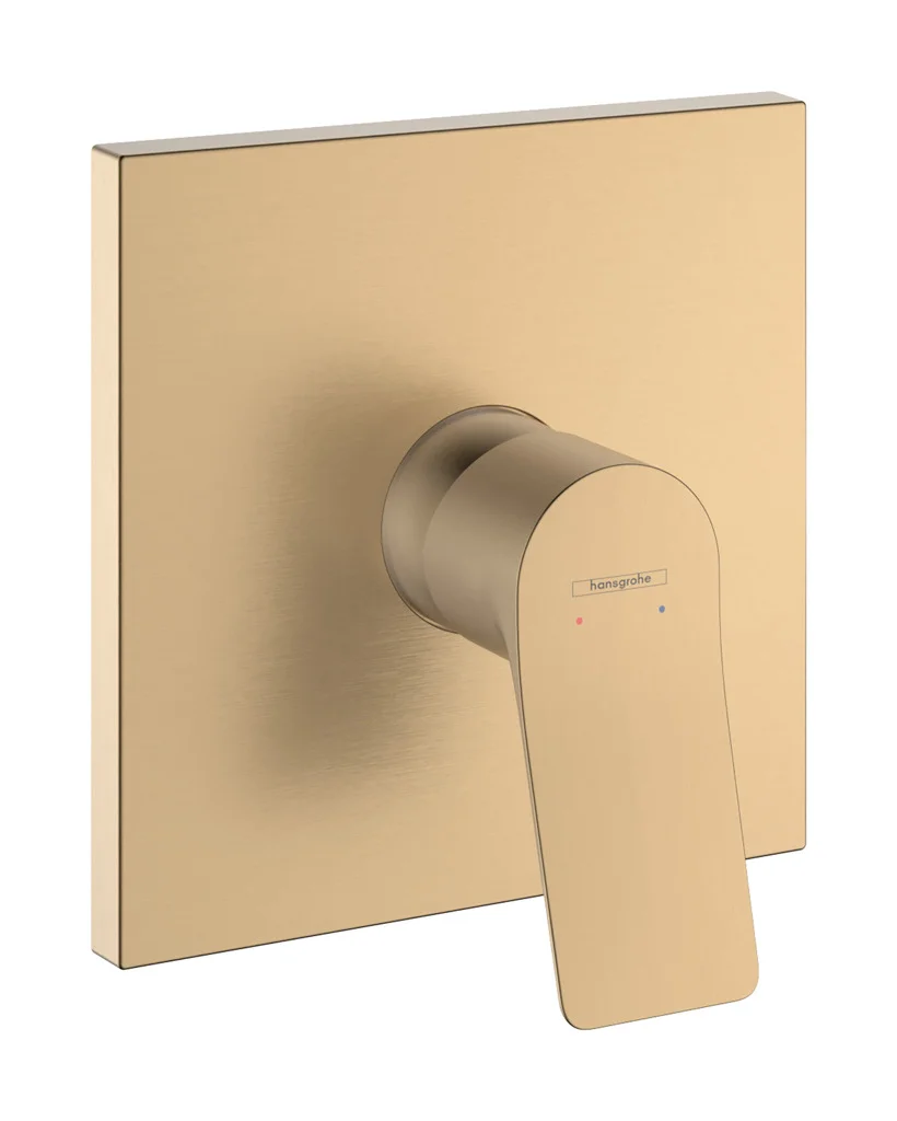 Hansgrohe Vivenis Einhebel-Brausemischer Unterputz, Brushed Bronze, Keramikmischsystem, einstellbare Temperaturbegrenzung, mit Schalldämpfer