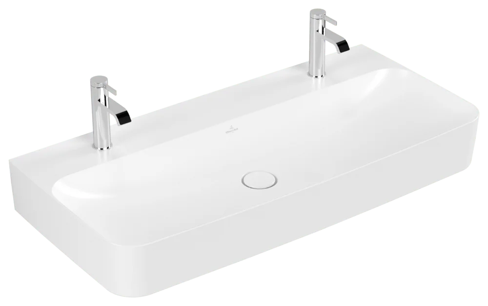Villeroy & Boch Finion Waschbecken 1000x470mm Rechteck TitanCeram Stone White