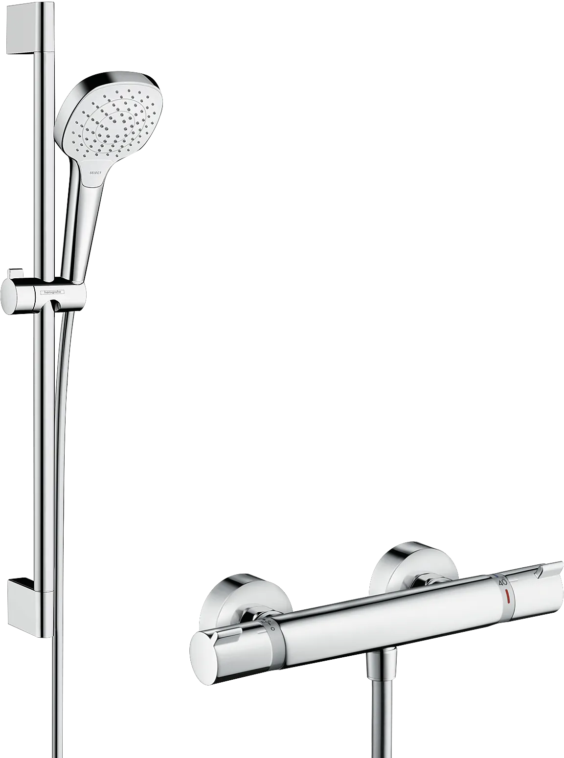 Brausenkombi Croma Select E Vario/ Ecostat Comfort Unica Crometta 650mm Brausenkombi Croma Select E Vario/ Ecostat Comfort Unica Crometta 650mm