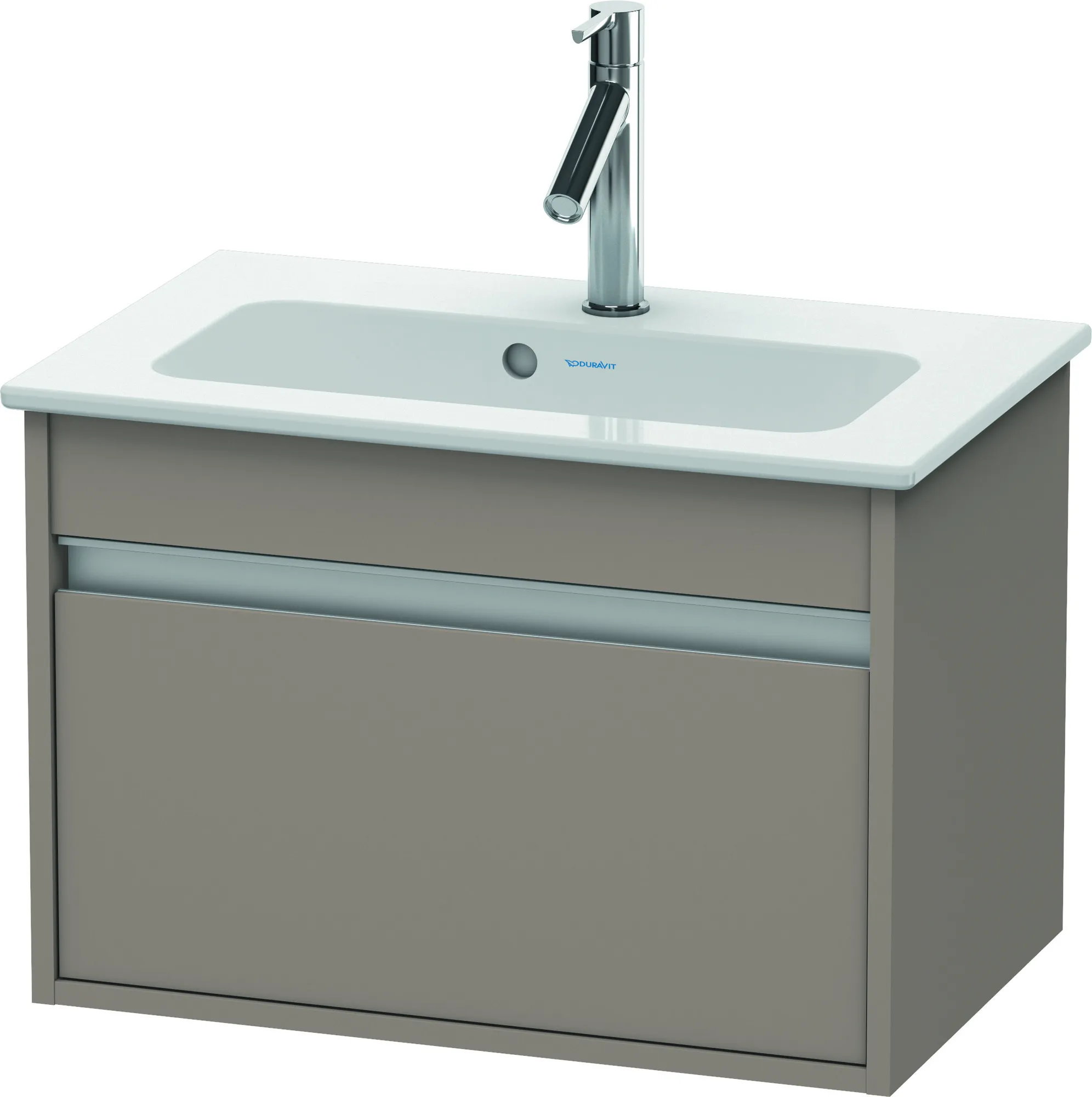 Duravit Waschtischunterschrank wandhängend „Ketho“ 60 × 41 × 38,5 cm Basalt Matt Duravit Waschtischunterschrank wandhängend „Ketho“ 60 × 41 × 38,5 cm Basalt Matt