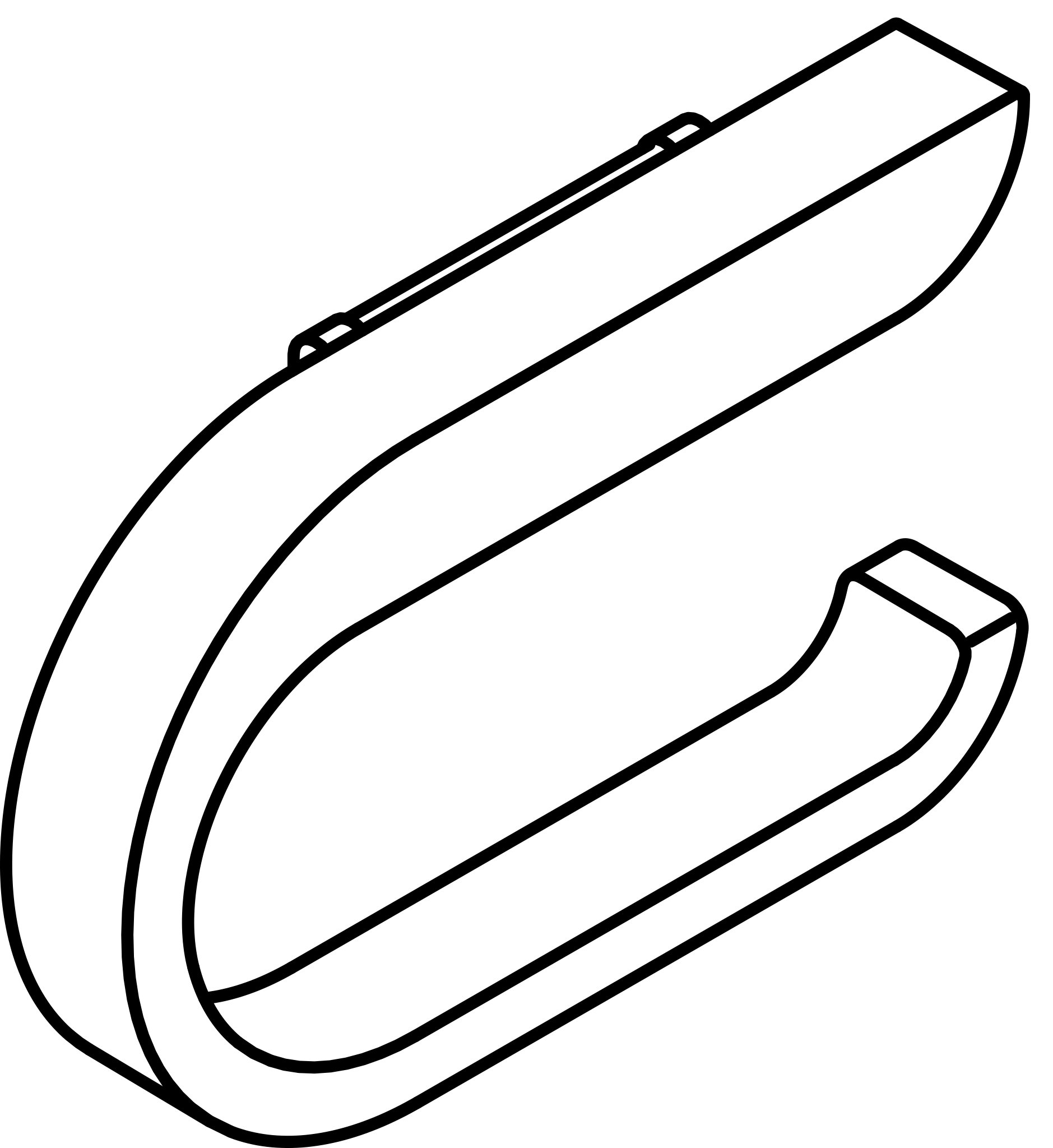 HEWI Toilettenpapierhalter „System 800“ 14 × 2,7 × 9 cm