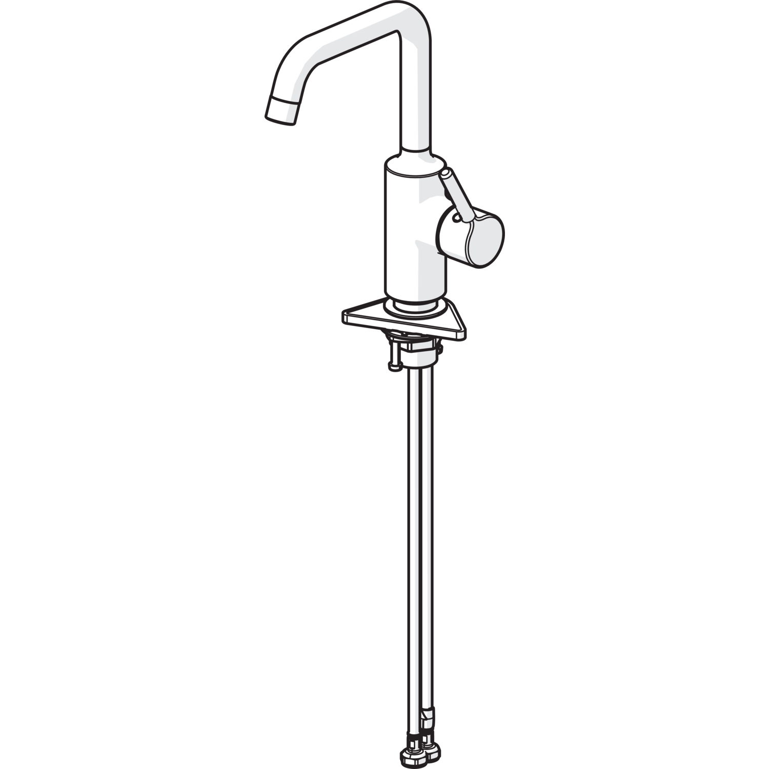 HansaVANTIS EHM Waschtischbatterie HansaVANTIS 5255 Ausladung 152 mm Chrom HansaVANTIS EHM Waschtischbatterie HansaVANTIS 5255 Ausladung 152 mm Chrom