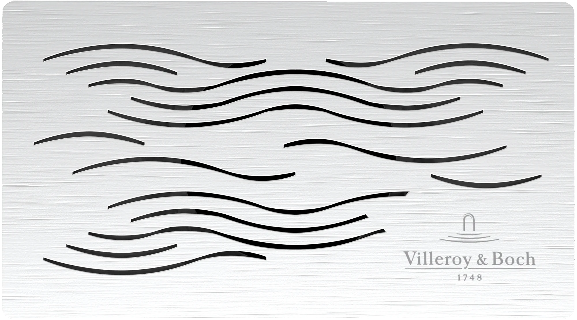 Villeroy & Boch Ablaufabdeckung Le Valence 920952, 128x227x20mm, Edelstahl