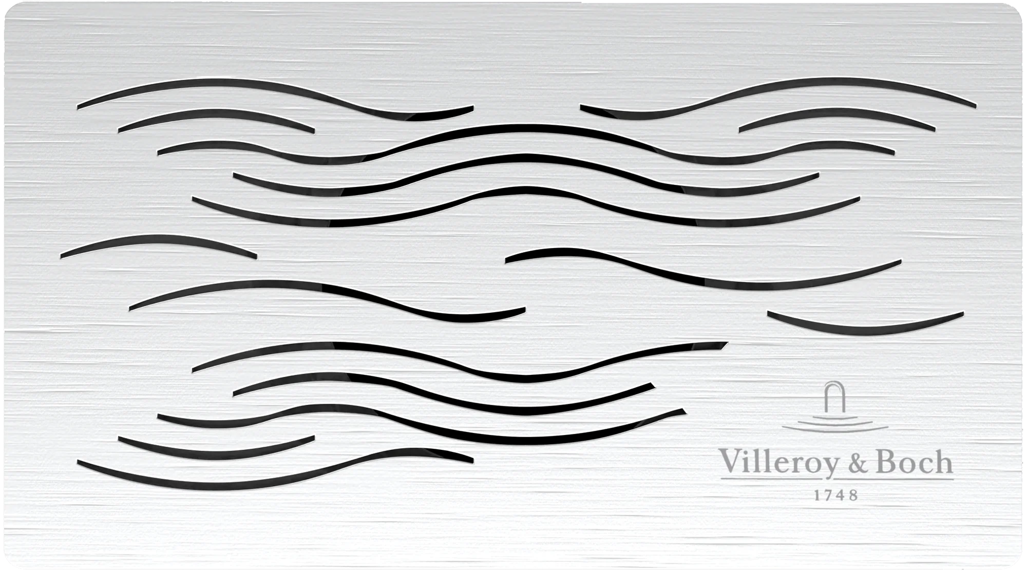 Villeroy & Boch Ablaufabdeckung Le Valence 920952, 128x227x20mm, Edelstahl Villeroy & Boch Ablaufabdeckung Le Valence 920952, 128x227x20mm, Edelstahl