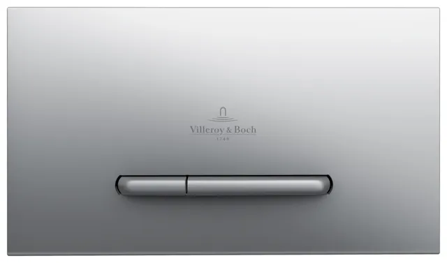 WC-Betätigungsplatte ViConnect Installationssysteme 922180, 127 x 80 x 253 mm, 2-Mengen-Spülung, Chrom Edelmatt