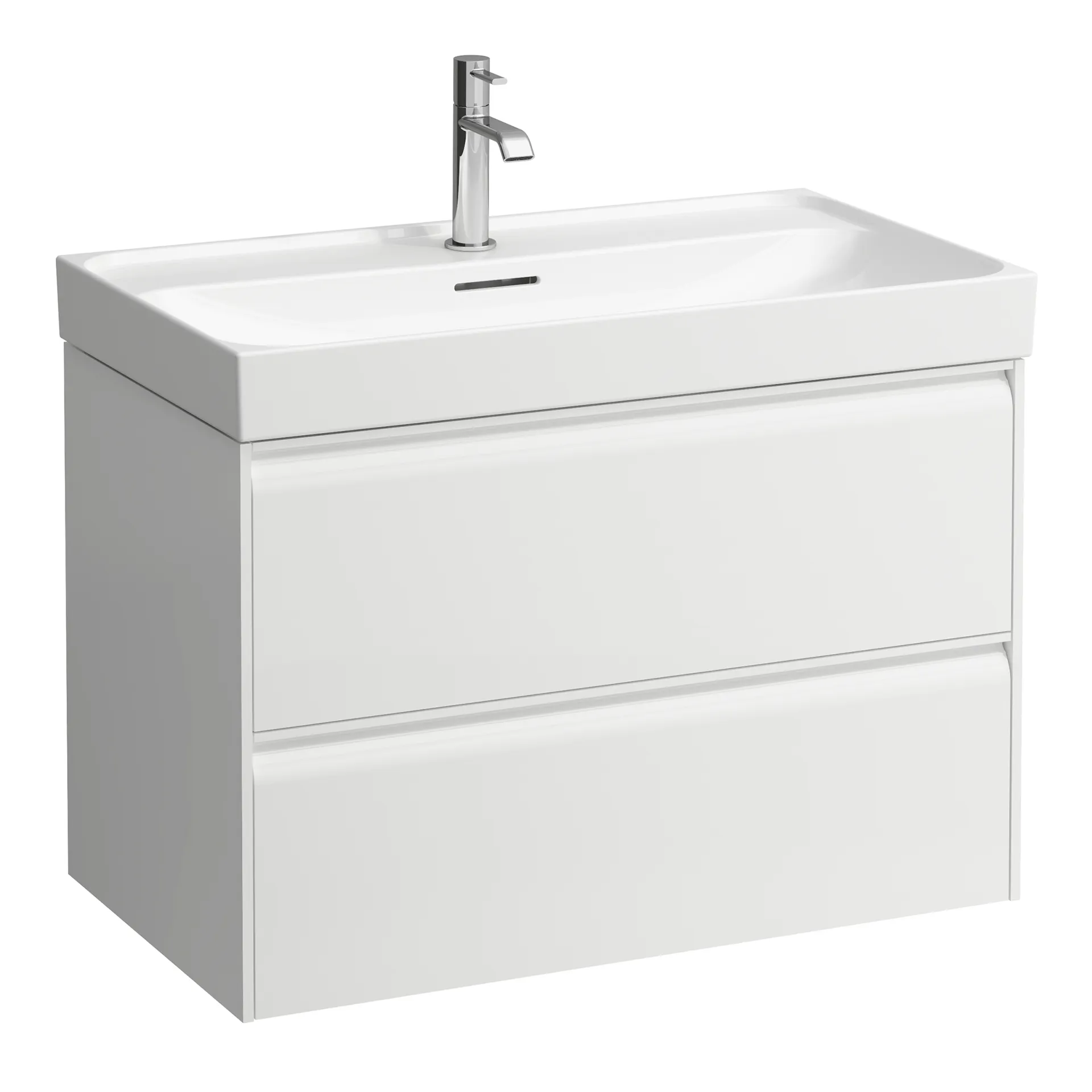 Laufen Waschtischunterbau MEDA 448x784x515 weiß matt Laufen Waschtischunterbau MEDA 448x784x515 weiß matt