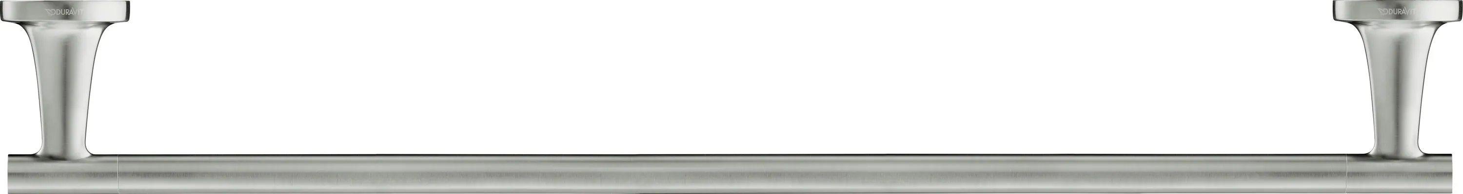 Duravit Starck T Handtuchhalter, Edelstahl Gebürstet, 73x610x50 mm