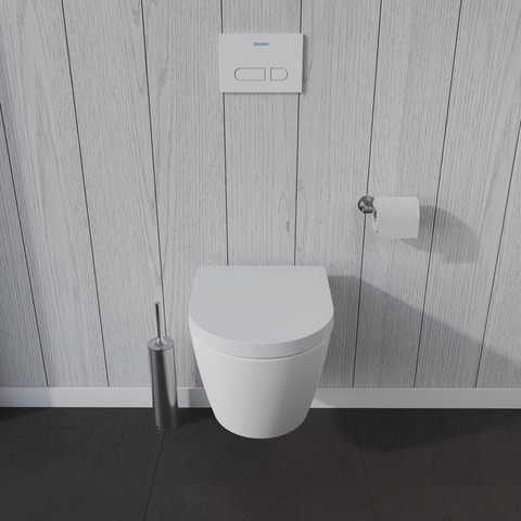 Duravit Wand-Tiefspül-WC inkl. WC-Sitz „ME by Starck“ 37 × 48 × 39 cm, Befestigung sichtbar Duravit Wand-Tiefspül-WC inkl. WC-Sitz „ME by Starck“ 37 × 48 × 39 cm, Befestigung sichtbar