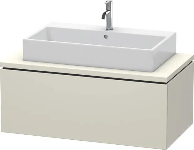 Duravit Waschtischunterschrank wandhängend „L-Cube“ 102 × 40 × 54,7 cm Taupe Matt Duravit Waschtischunterschrank wandhängend „L-Cube“ 102 × 40 × 54,7 cm Taupe Matt