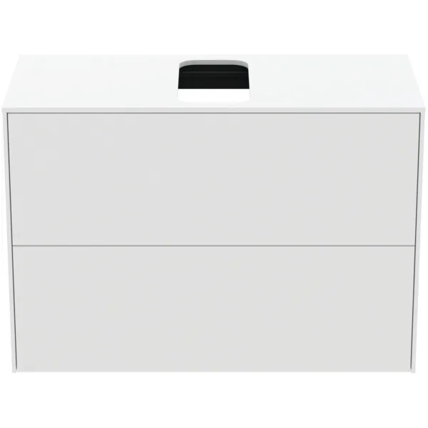 Ideal Standard Waschtischunterschrank „Conca“ 80,2 × 55 × 37,3 cm Weiß matt lackiert Ideal Standard Waschtischunterschrank „Conca“ 80,2 × 55 × 37,3 cm Weiß matt lackiert