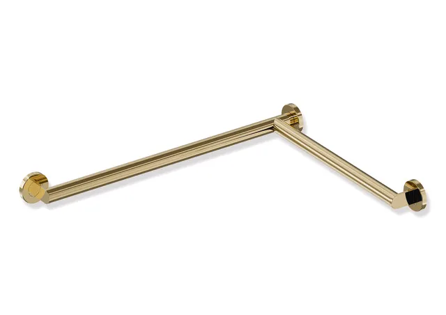 Dusch-, WannenhandlaufEdelstahl, PVD, waagerechte Längen 947 x 495 mm, 70 mm tief, Stangendurchmesser 32 mm, Ausführung rechts, in Farbe CK (Messing glänzend) Dusch-, WannenhandlaufEdelstahl, PVD, waagerechte Längen 947 x 495 mm, 70 mm tief, Stangendurchmesser 32 mm, Ausführung rechts, in Farbe CK (Messing glänzend)