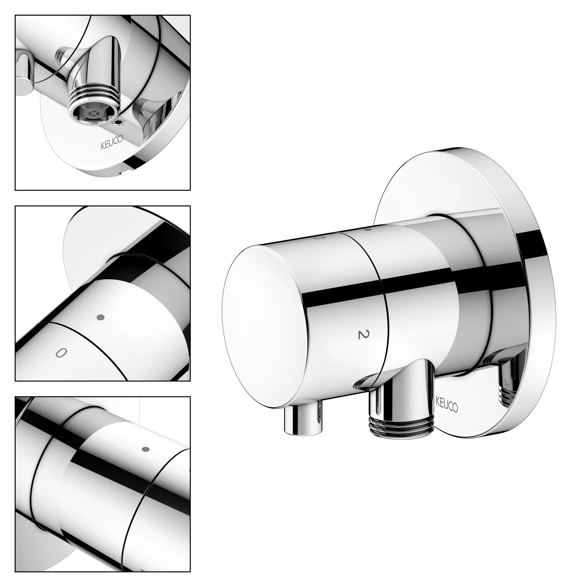 IXMO 59557011101 2-Wege Ab- u. Umstellventil UP mit Schlauchanschluß IXMO Comfort, rund verchromt IXMO 59557011101 2-Wege Ab- u. Umstellventil UP mit Schlauchanschluß IXMO Comfort, rund verchromt