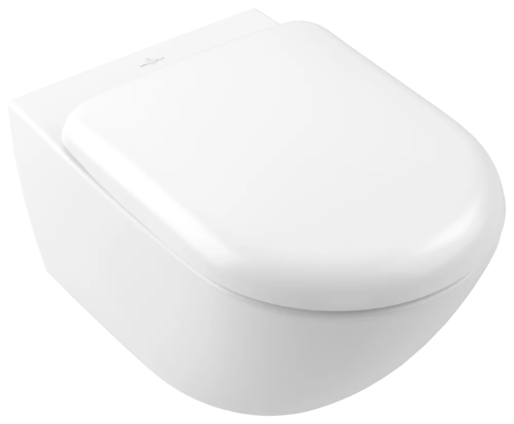 Villeroy & Boch Tiefspül-WC Antao 4674T0, spülrandlos, wandhängend, Stone White CeramicPlus, 370x560 mm, Höhe 355 mm, TwistFlush-Technologie Villeroy & Boch Tiefspül-WC Antao 4674T0, spülrandlos, wandhängend, Stone White CeramicPlus, 370x560 mm, Höhe 355 mm, TwistFlush-Technologie