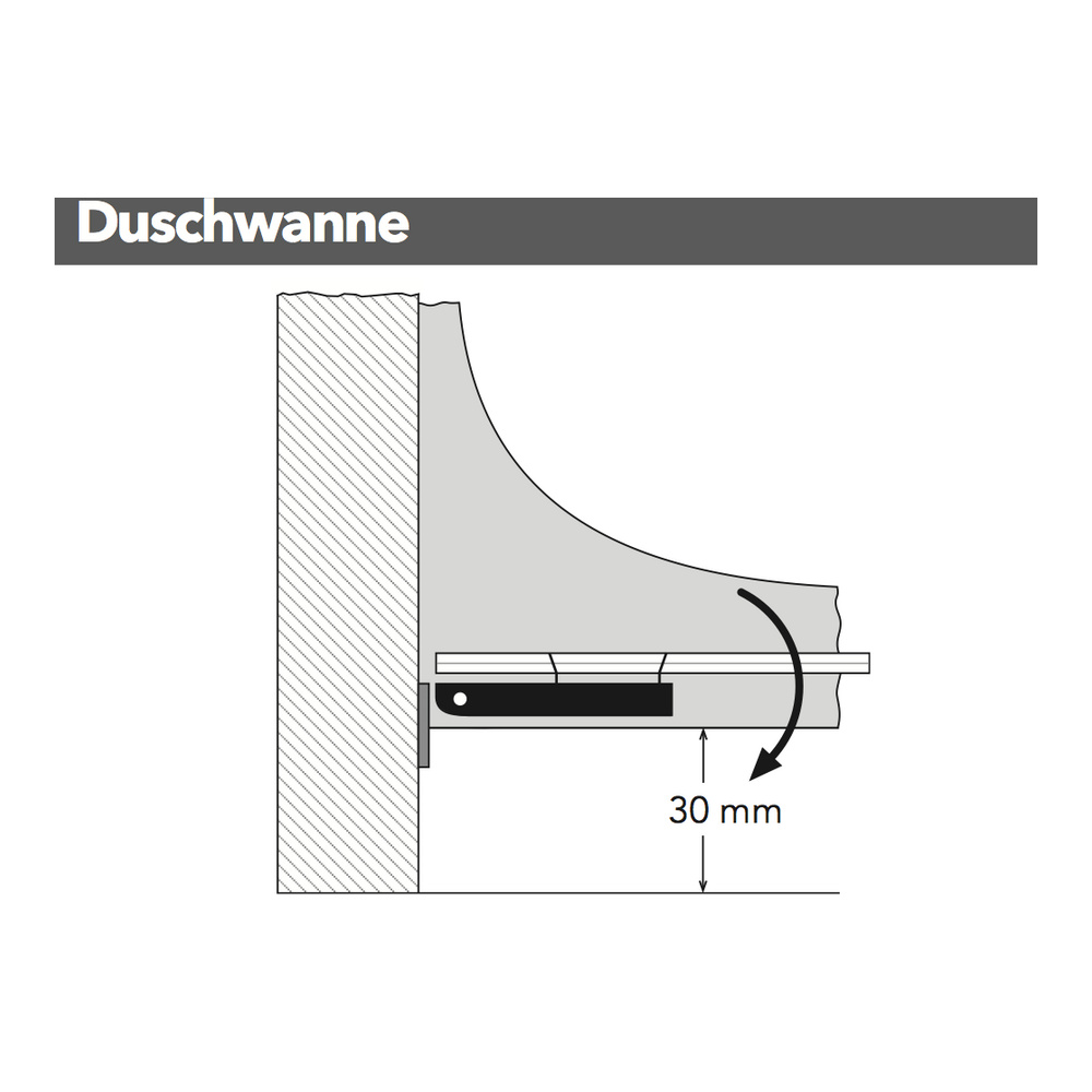 Sprinz Badewannenaufsatz Bewegliches Teil auf Badewanne „Fortuna“, Drehtür einteilig B: 800 mm H: 1500 mm Sprinz Badewannenaufsatz Bewegliches Teil auf Badewanne „Fortuna“, Drehtür einteilig B: 800 mm H: 1500 mm