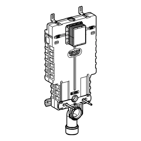 Grohe Uniset WC-Element 38643_1, Spülkasten GD 2, schalldämmendes EPS-Modul Grohe Uniset WC-Element 38643_1, Spülkasten GD 2, schalldämmendes EPS-Modul