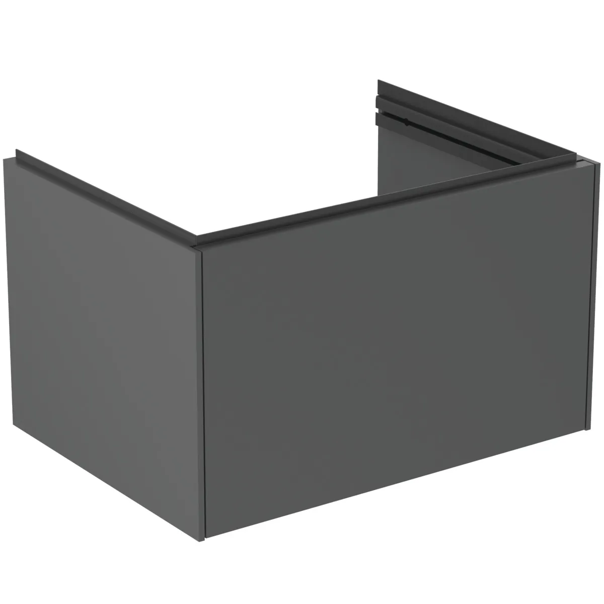 Ideal Standard Waschtischunterschrank „Conca“ 60 × 36,3 × 44 cm Anthrazit matt lackiert Ideal Standard Waschtischunterschrank „Conca“ 60 × 36,3 × 44 cm Anthrazit matt lackiert
