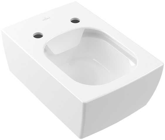 Wand-Tiefspül-WC DirectFlush „Memento 2.0“ 37,5 × 34,5 × 56 × 56 cm in Weiß Alpin, Abgang waagerecht, ohne Spülrand