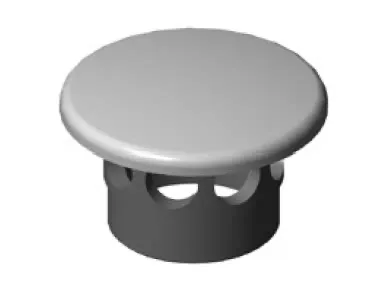 Zubehör Push-Open-Ventil mit Ventildeckel aus Keramik Weiß Hochglanz Zubehör Push-Open-Ventil mit Ventildeckel aus Keramik Weiß Hochglanz