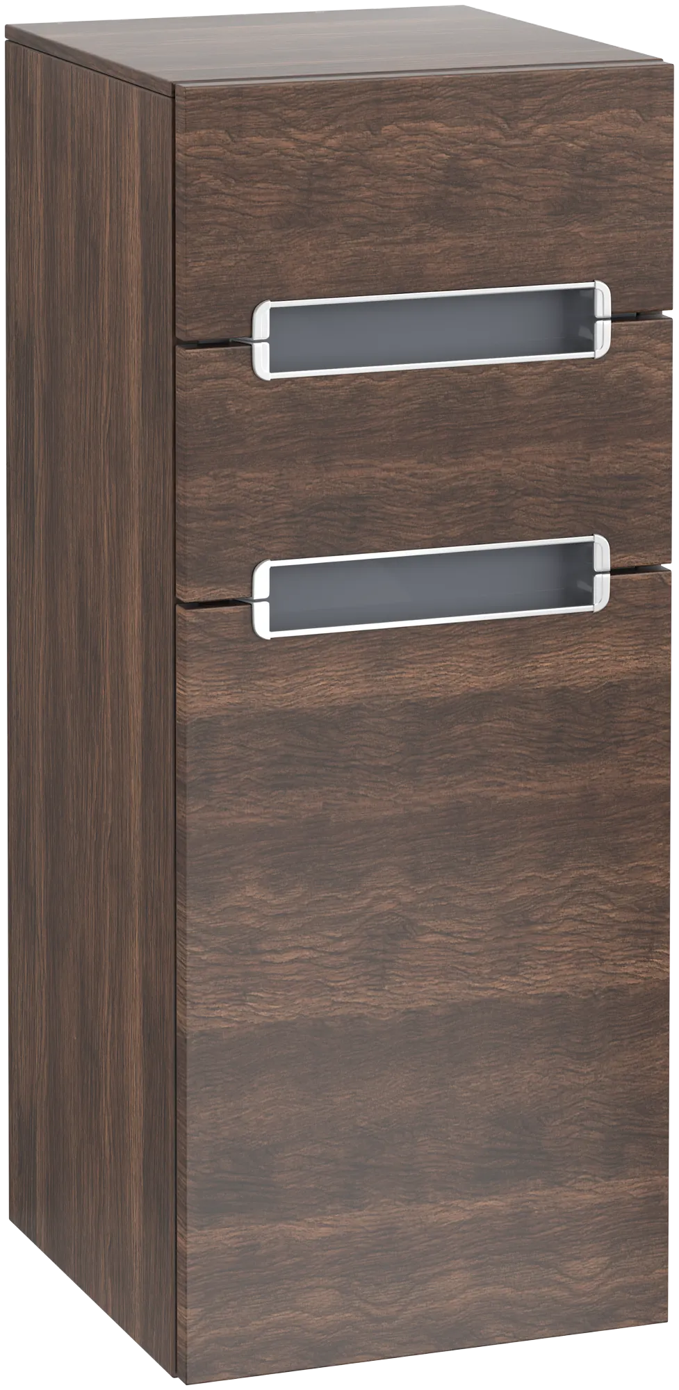 Villeroy & Boch Subway 2.0 Seitenschrank, Arizona Oak, 356x857x370 mm, 2 Schubladen mit SoftClosing, Wandmontage