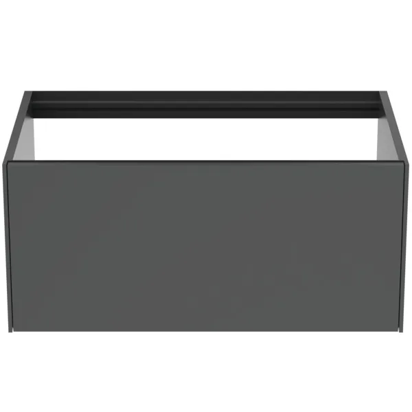 Ideal Standard Waschtischunterschrank „Conca“ 80 × 36 × 50,5 cm Anthrazit matt lackiert Ideal Standard Waschtischunterschrank „Conca“ 80 × 36 × 50,5 cm Anthrazit matt lackiert