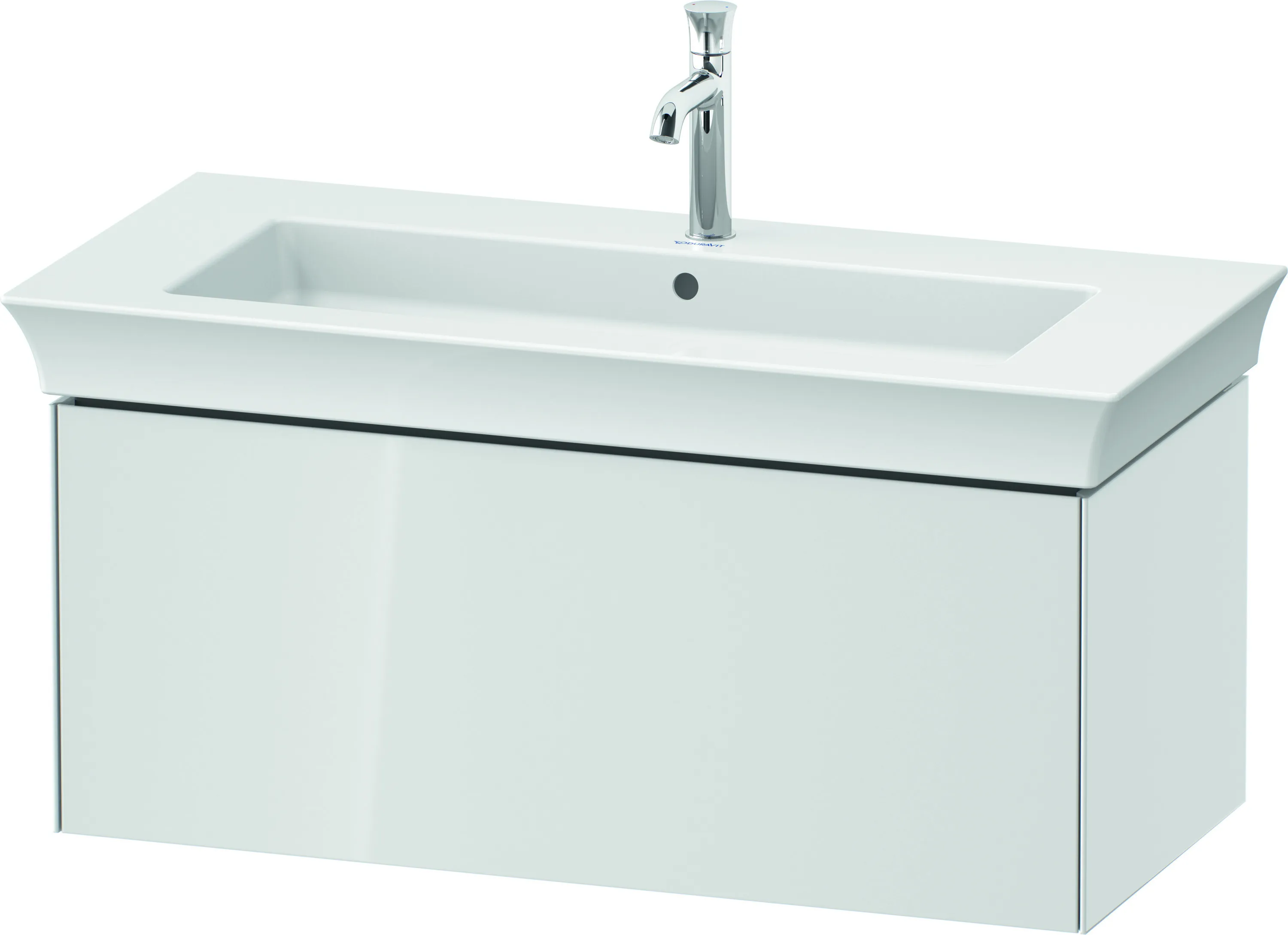 Duravit Waschtischunterschrank „White Tulip“, mit Beleuchtung