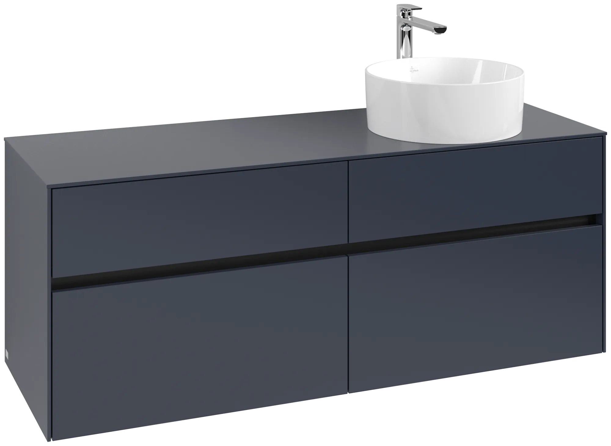 Villeroy & Boch Collaro Waschbeckenunterschrank C04700 1400x548x500mm Marine Blue