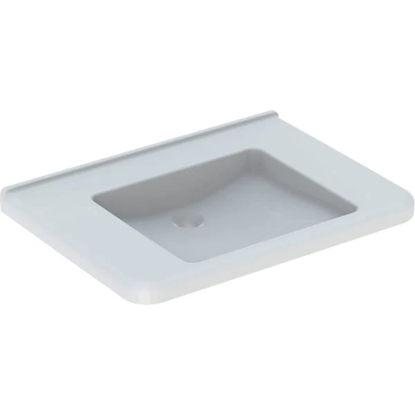 Wandwaschtisch „Renova Comfort Square“, rechteckig 75 × 55 cm in weiß alpin Wandwaschtisch „Renova Comfort Square“, rechteckig 75 × 55 cm in weiß alpin