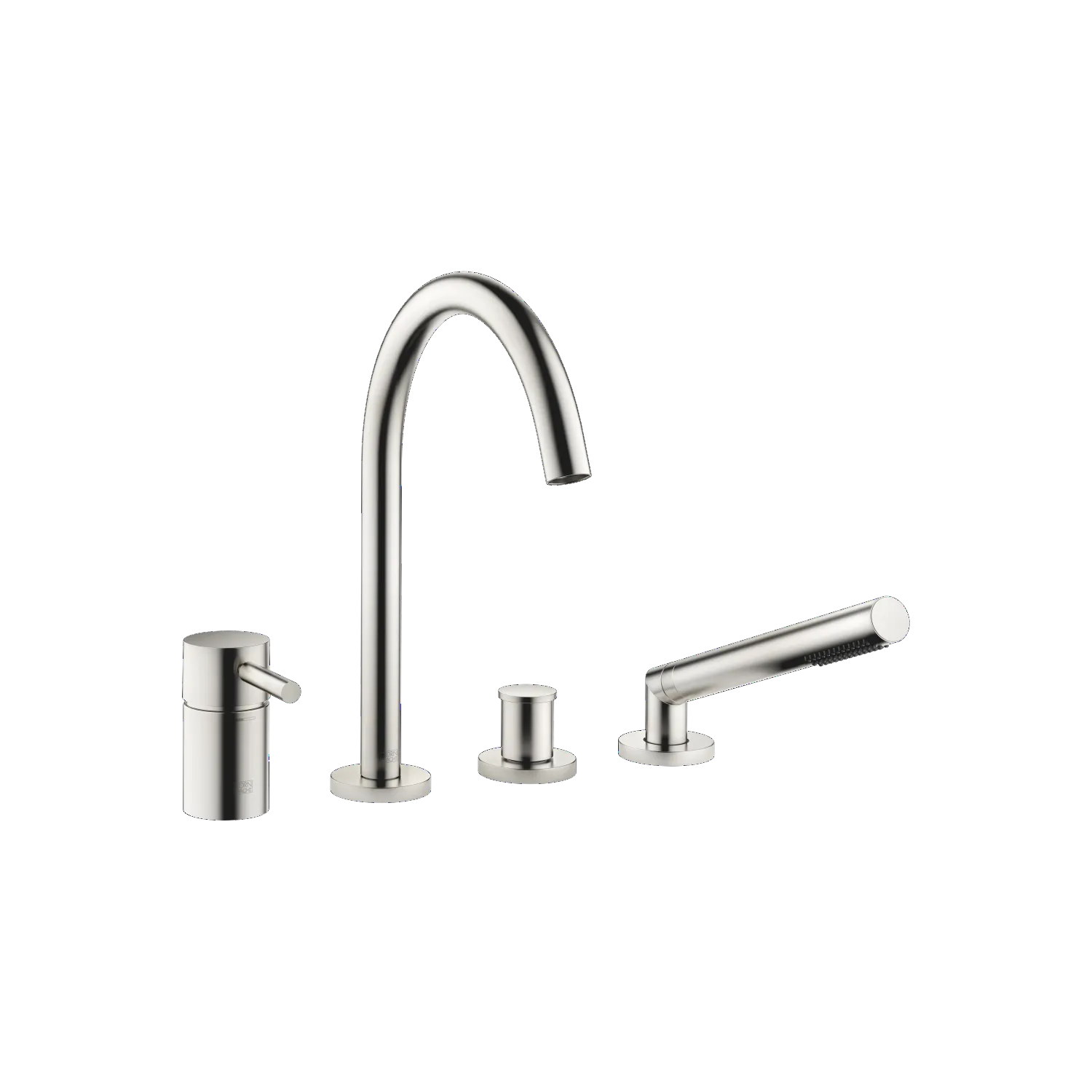 Dornbracht META Wannen-Vierlochbatterie für Wannenrand- bzw. Fliesenrandmontage - Platin gebürstet Dornbracht META Wannen-Vierlochbatterie für Wannenrand- bzw. Fliesenrandmontage - Platin gebürstet