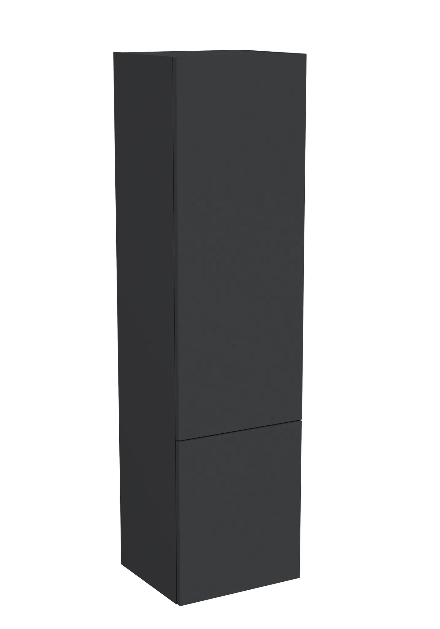 VitrA New Metropole Pure Hochschrank, 2 Türen links, 40 x 37 x 150 cm, Graphit Matt