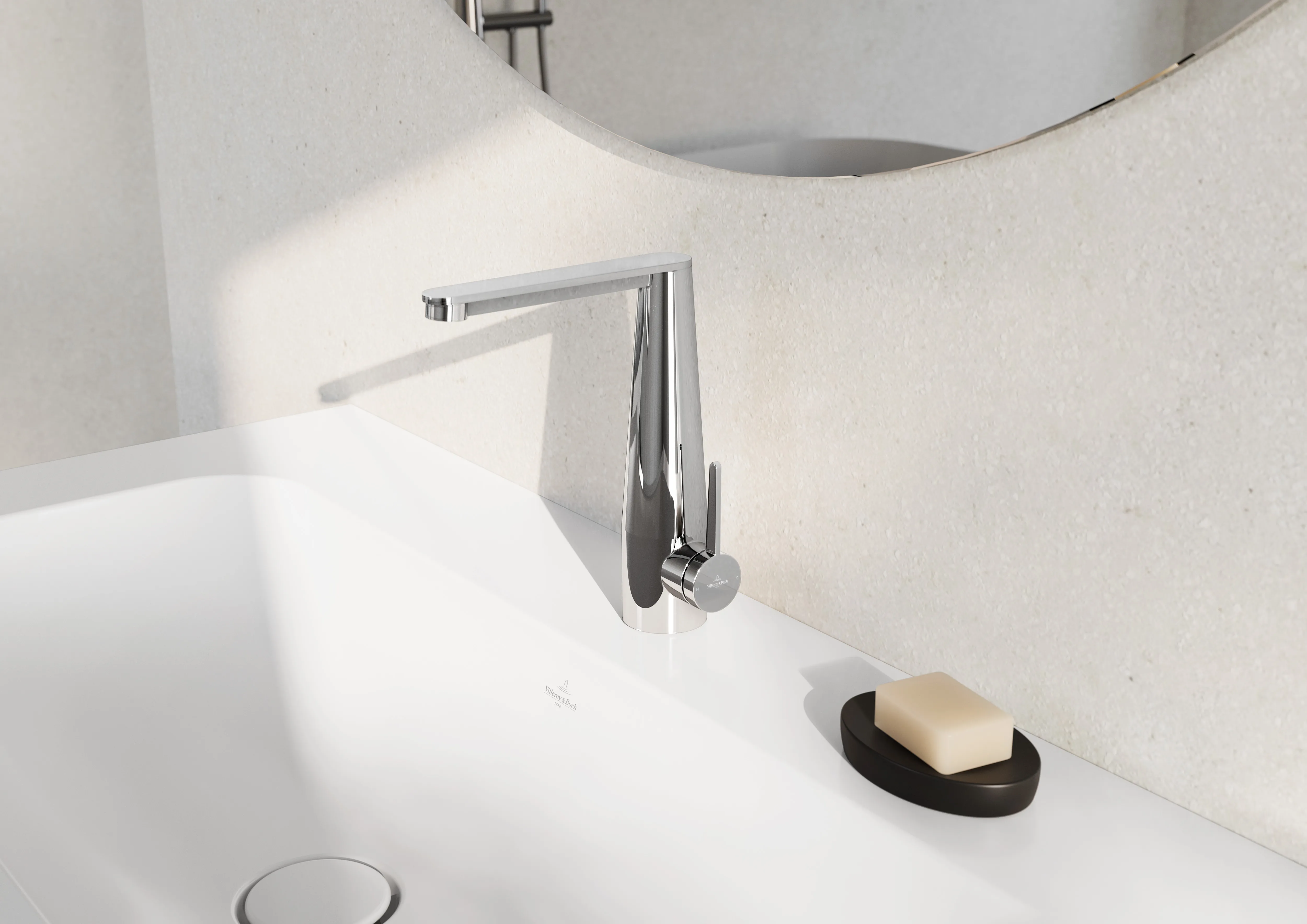 Villeroy & Boch Conum Einhebel-Waschtischarmatur TVW127004000, 49 x 210 x 174 mm, Chrom Villeroy & Boch Conum Einhebel-Waschtischarmatur TVW127004000, 49 x 210 x 174 mm, Chrom