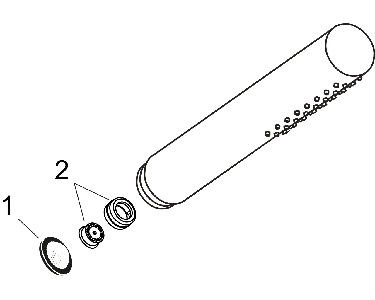 Handbrause Axor Starck 1jet chrom