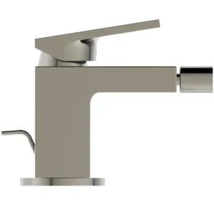 Bidetarmatur Extra Ausladung 113mm mit Ablaufgarnitur Brushed Gold
