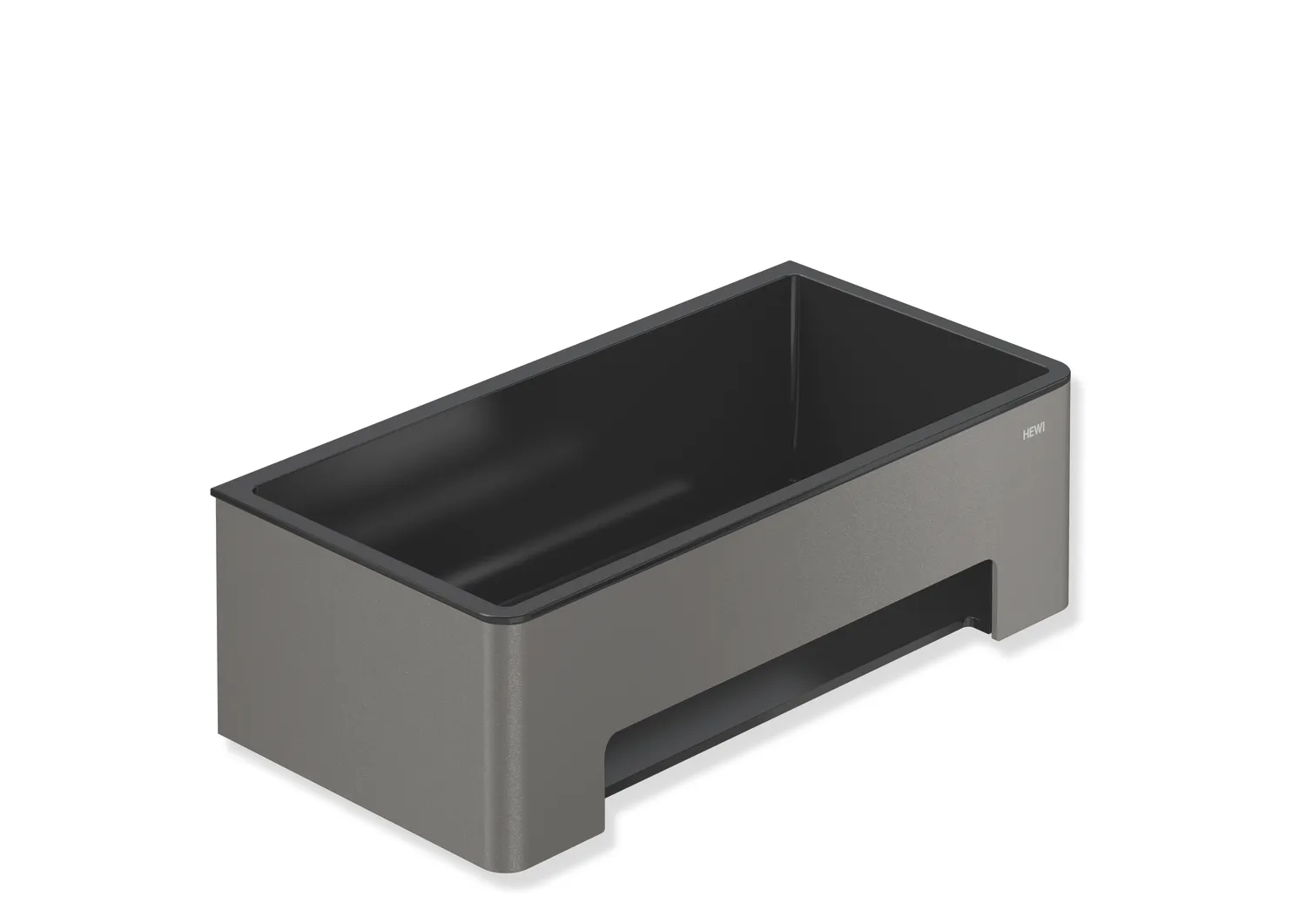 HEWI Duschkorb System 900, Dunkelgrau Perlglimmer tiefmatt