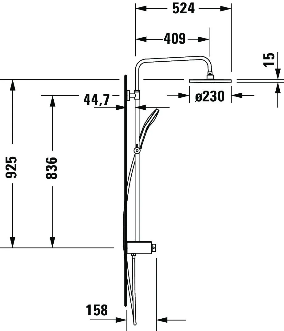 Duravit Duschsystem „Shower Systems“ Duravit Duschsystem „Shower Systems“