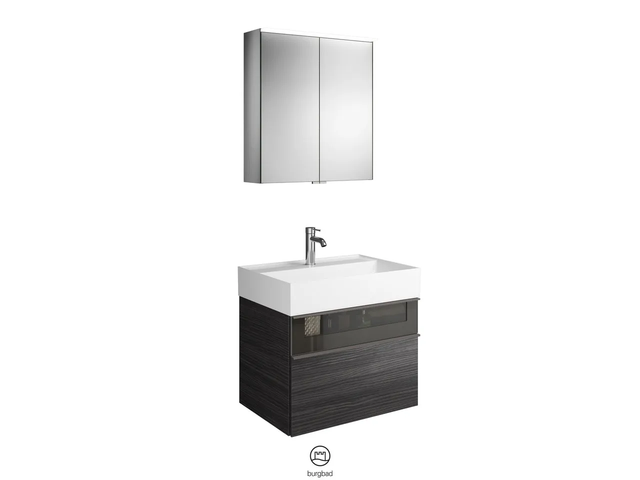 burgbad Badmöbelset „Yumo“ in Eiche Dekor Cashmere burgbad Badmöbelset „Yumo“ in Eiche Dekor Cashmere