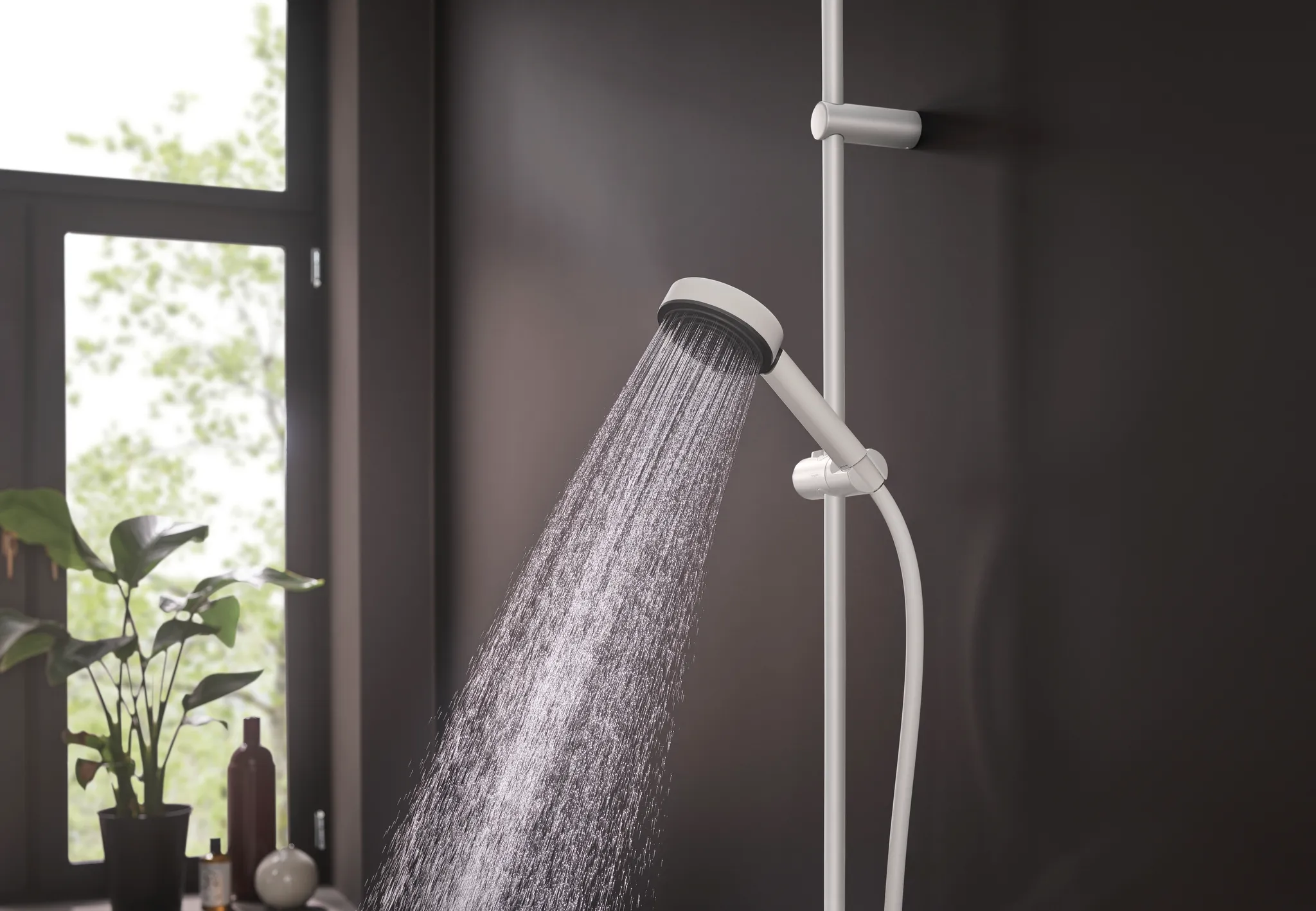 Handbrause Pulsify Blend 105 1jet Green mattweiss Handbrause Pulsify Blend 105 1jet Green mattweiss