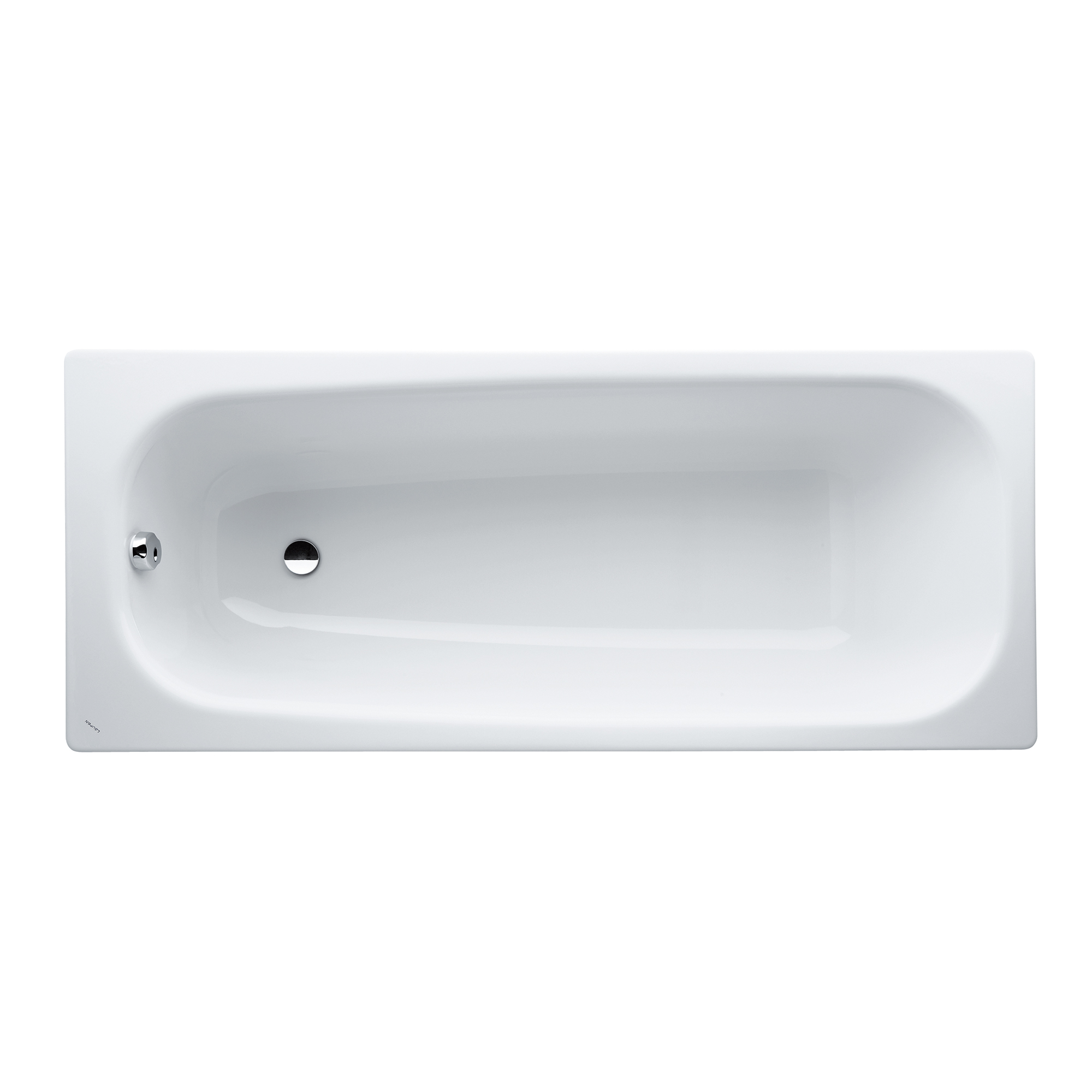 Einbau-Badewanne PRO 700x1600x395 aus Stahl inklusive Schallschutz weiß