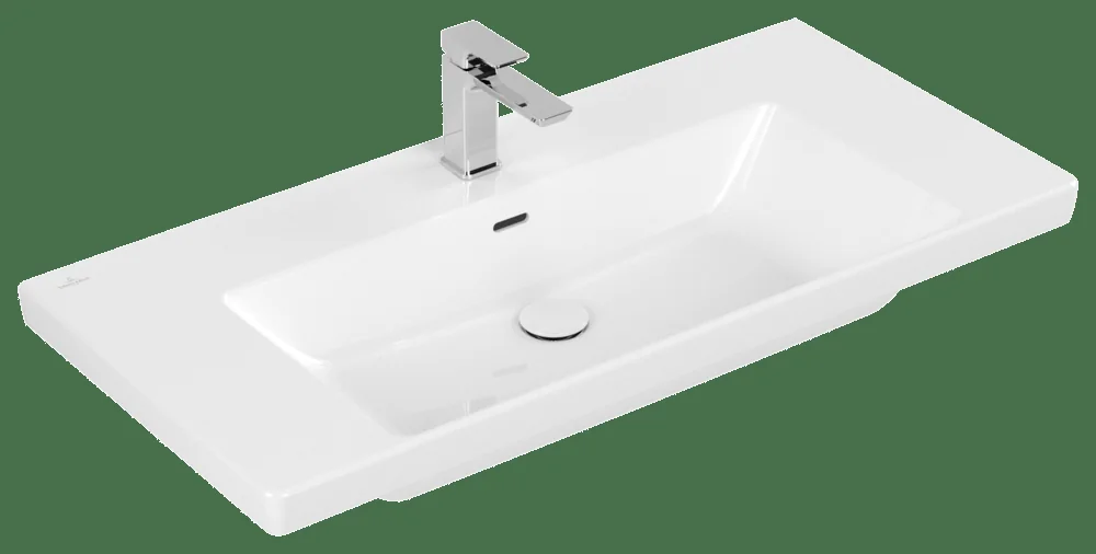 Villeroy & Boch Subway 3.0 Schrankwaschtisch 1000x470mm Rechteck 1HL m ÜL Weiß Alpin
