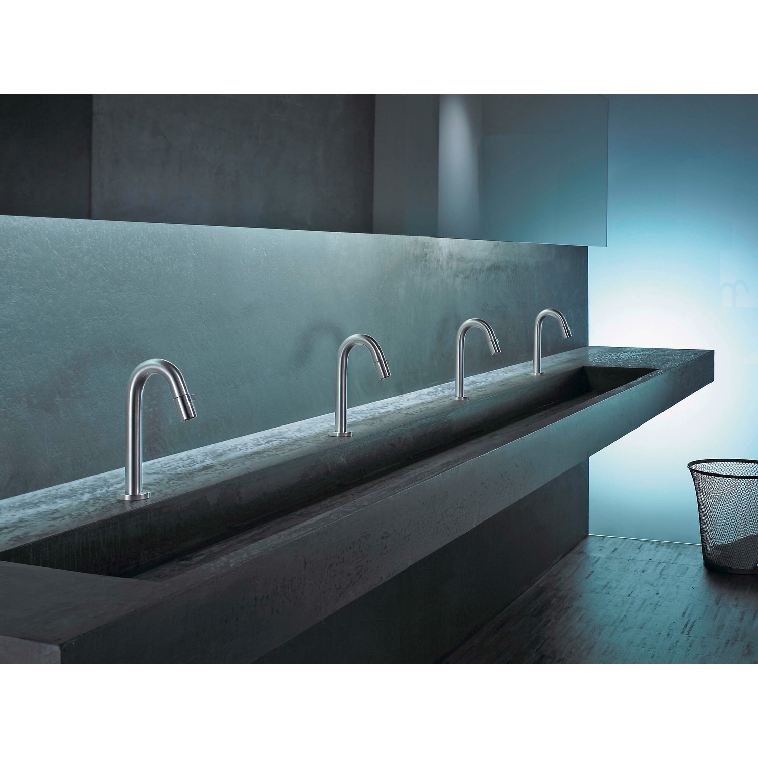 Einhebelmischer Waschtischbatterie NOVA Style 5093 Ausladung 94 mm DN15 Edelstahl-Look Einhebelmischer Waschtischbatterie NOVA Style 5093 Ausladung 94 mm DN15 Edelstahl-Look