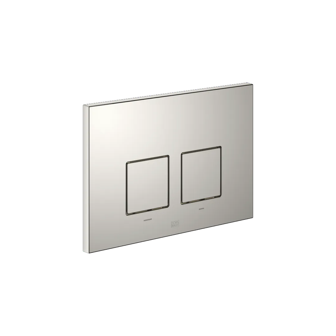 Dornbracht Betätigungsplatte SERIENSPEZIFISCH Platin für Geberit WC-UP-Spülkasten, eckig, 169 x 246 x 12 mm, mechanisch mit 2-Mengen-Technik Dornbracht Betätigungsplatte SERIENSPEZIFISCH Platin für Geberit WC-UP-Spülkasten, eckig, 169 x 246 x 12 mm, mechanisch mit 2-Mengen-Technik