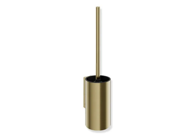 HEWI WC-Bürstengarnitur System 162, Metall, PVD beschichtet, Wandmontage, Messing gebürstet