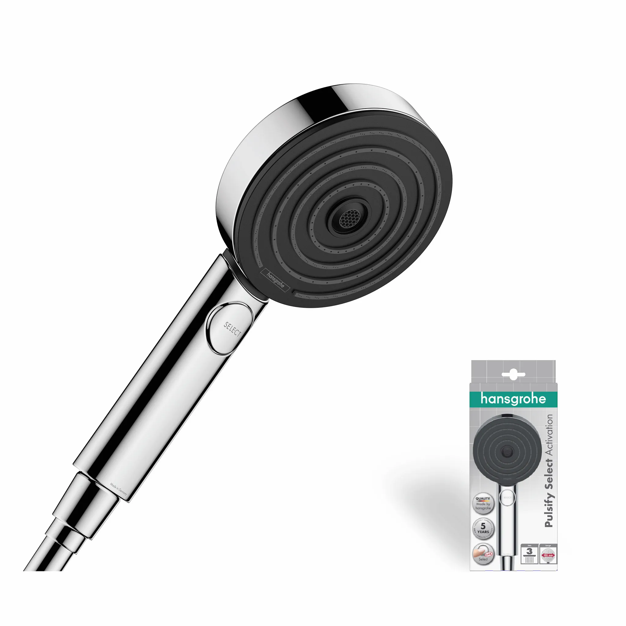 Handbrause Pulsify 105 3jet EcoSmart Activation chrom Handbrause Pulsify 105 3jet EcoSmart Activation chrom