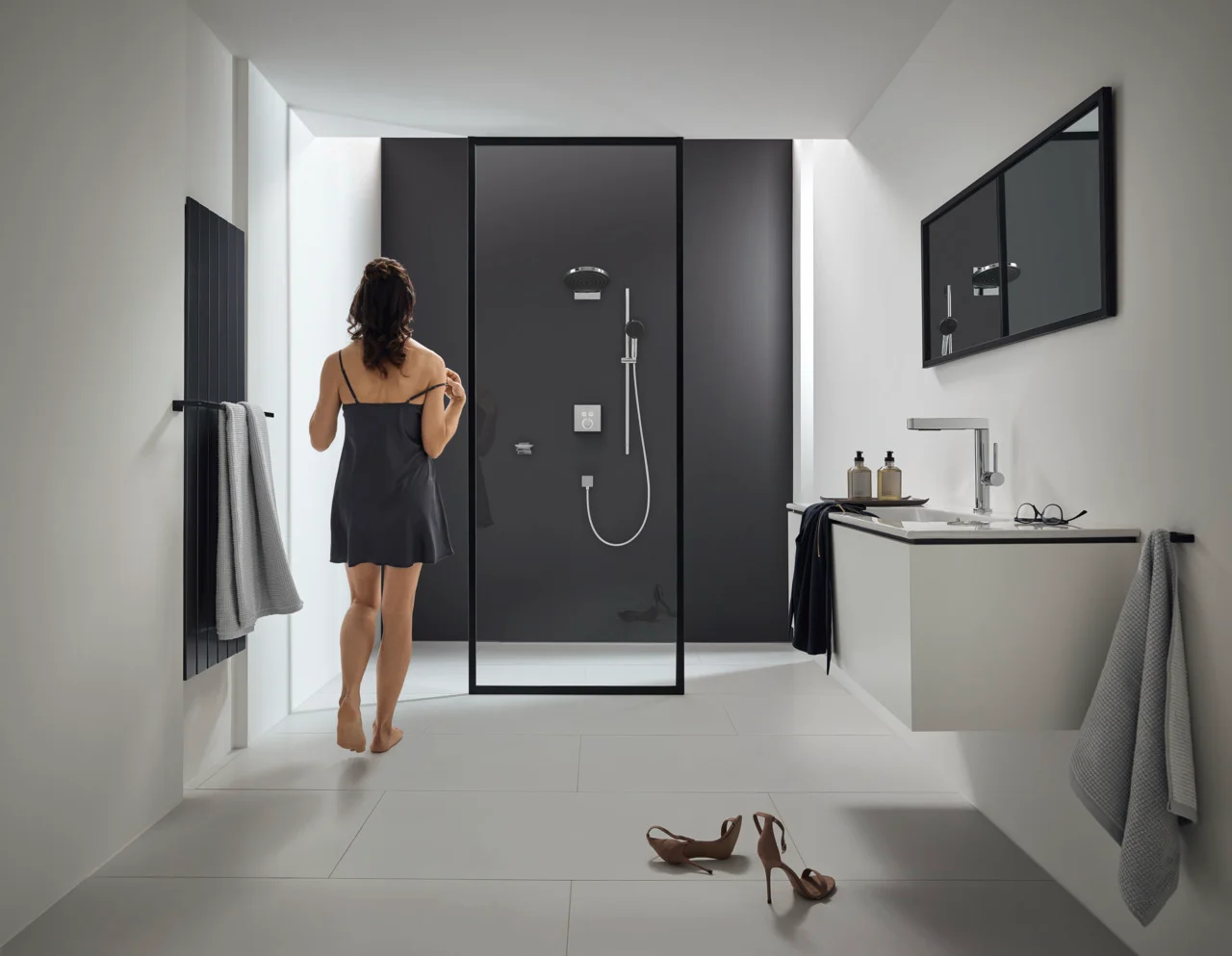 Hansgrohe Pulsify Select S Handbrause 105 mm, 3 Strahlarten, Chrom