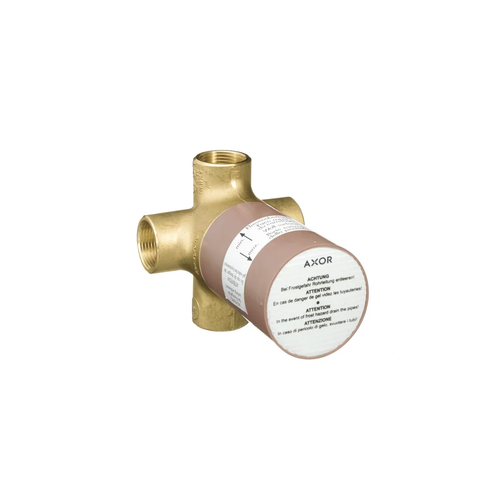 Hansgrohe AXOR Grundkörper Quattro 4-Wege Umstellventil Unterputz, DN20, max. Durchflussmenge 65 l/min