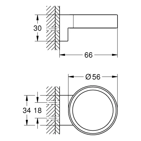 Halter Selection 41217, für Seifenspender/Glas, phantom black Halter Selection 41217, für Seifenspender/Glas, phantom black