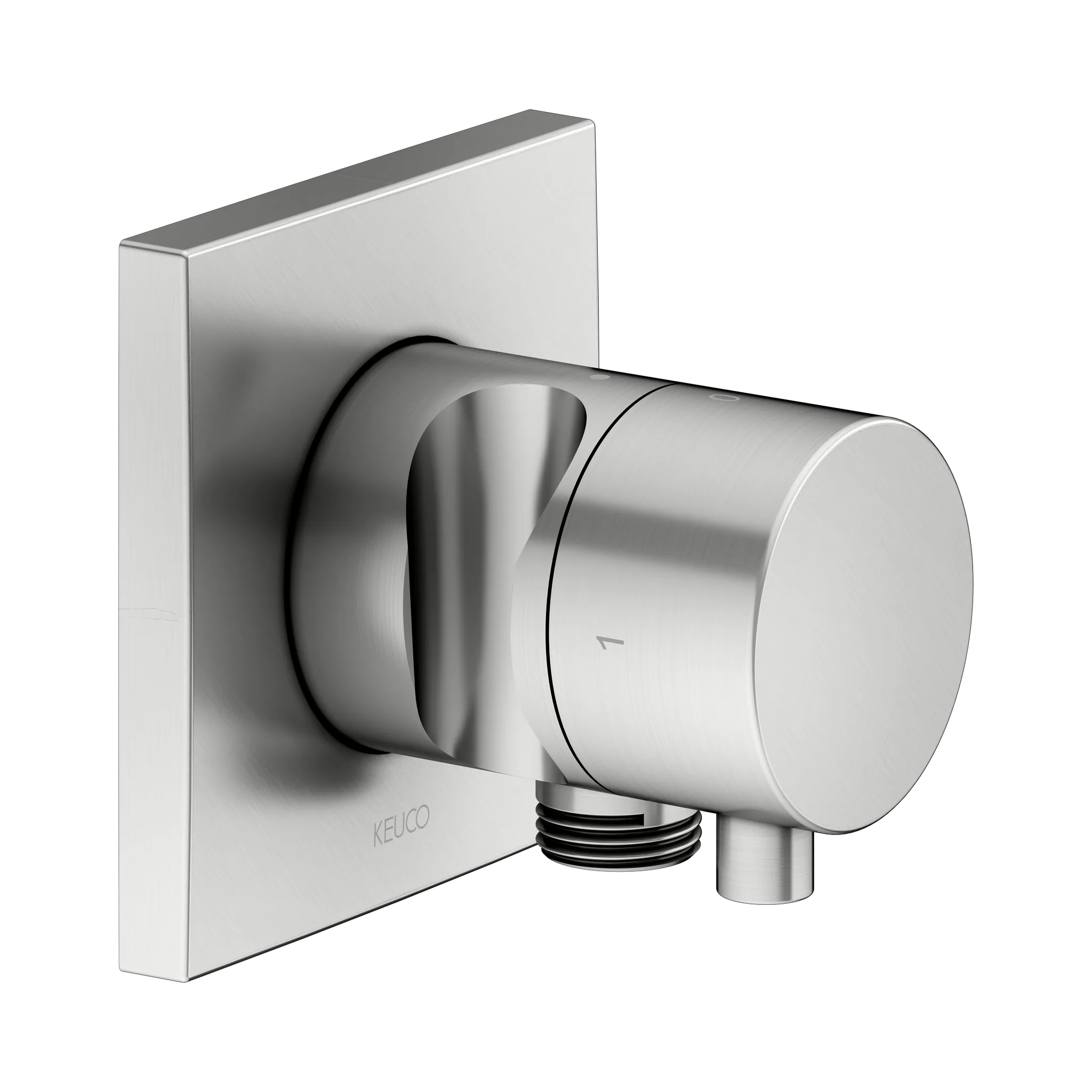 KEUCO IXMO Ab- und Umstellventil Unterputz für 2 Verbraucher mit Schlauchanschluss und Brausehalter