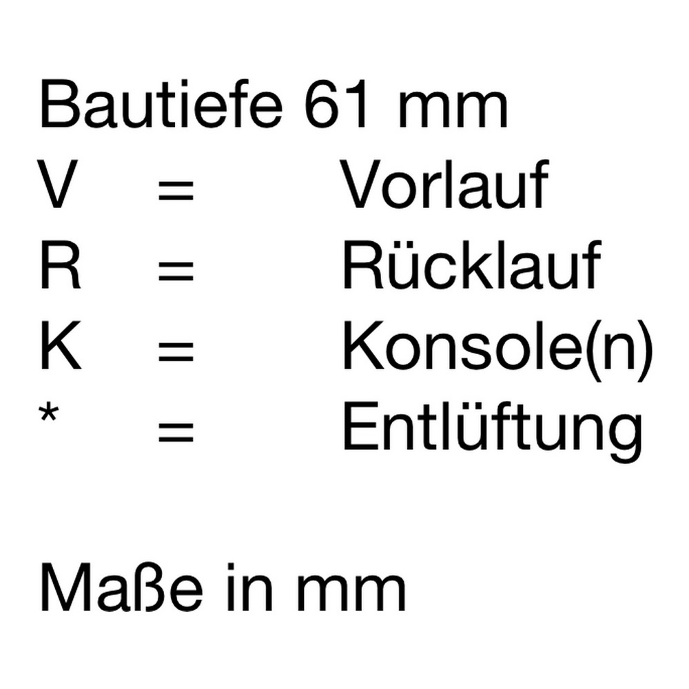 Zehnder Handtuchwärmer „Nobis“ 50 × 110 cm