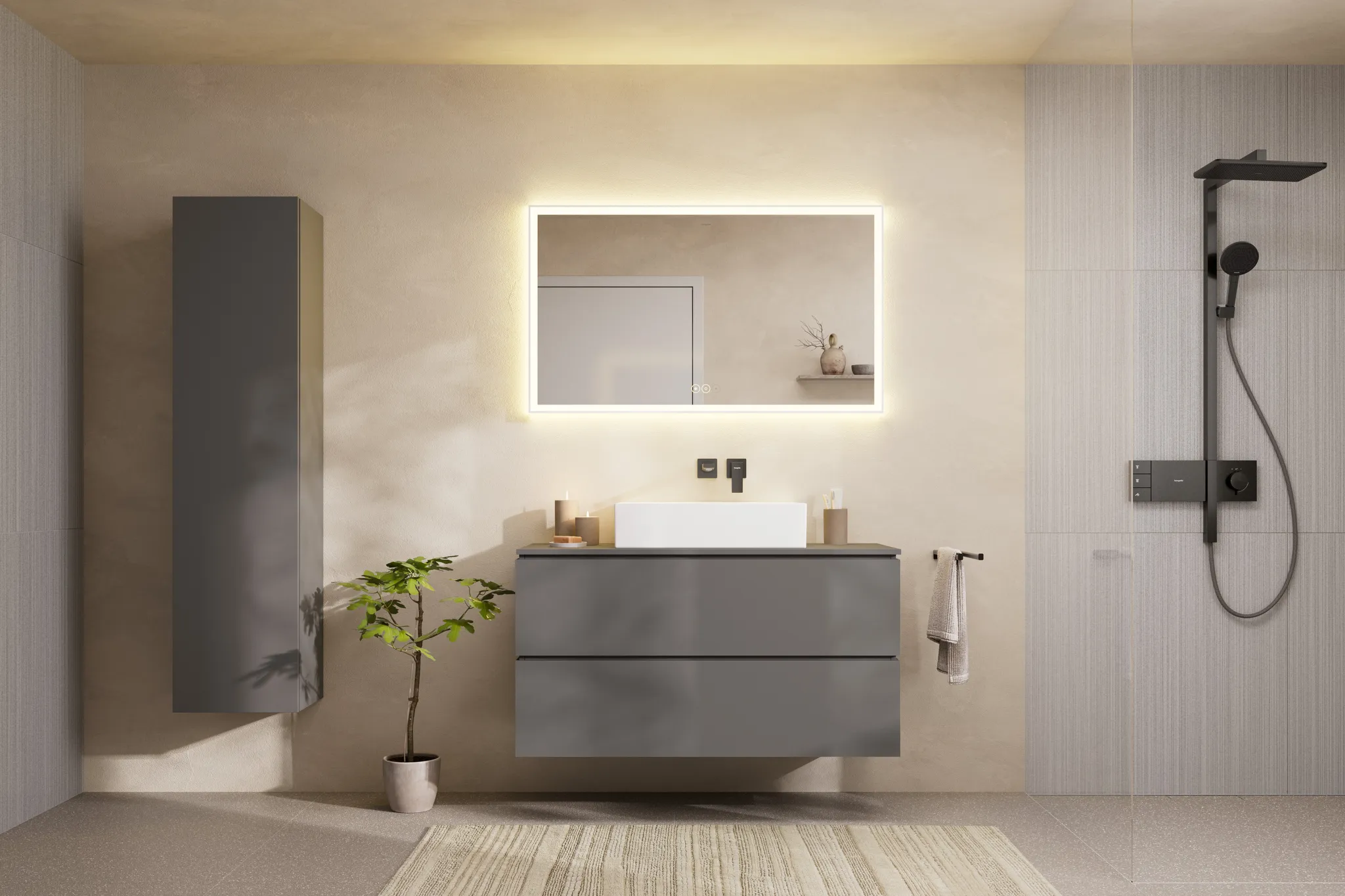 RainDrain Minimalistic Fertigset Duschrinne 1200 RainDrain Minimalistic Fertigset Duschrinne 1200